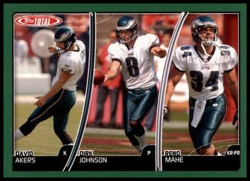 157 Dirk Johnson David Akers Reno Mahe